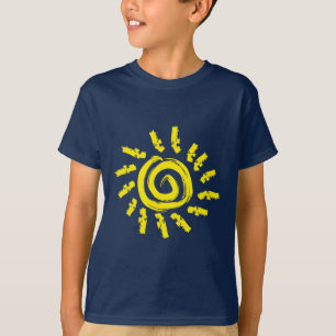Sun Rays Paint Strokes T-Shirt