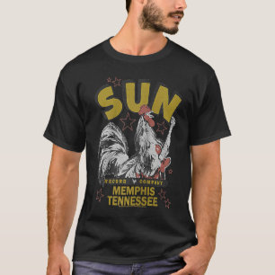 Sun Records Rockabilly Rooster Raglan T-Shirt