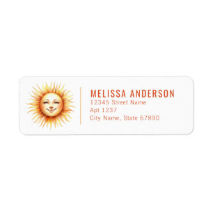 Sun Return Address Labels