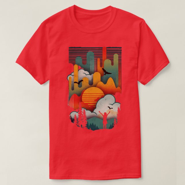 Sun Rise  T-Shirt (Design Front)