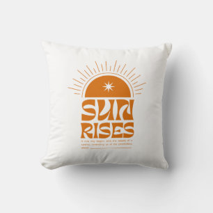 Sun Rises Throw Pillow