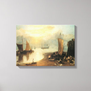 Sun Rising Through Vapour by Joseph Turner Canvas Print