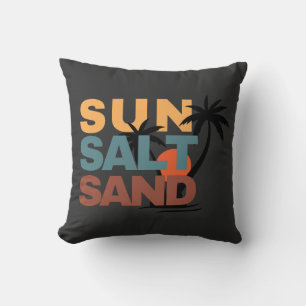 Sun Salt Sand Throw Pillow