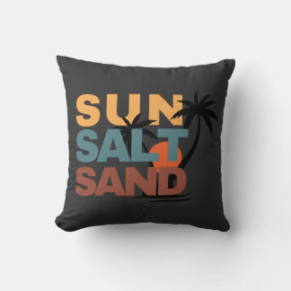 Sun Salt Sand Throw Pillow
