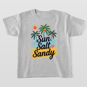 Sun Salt Sandy - Tropical Beach Vacation T-Shirt