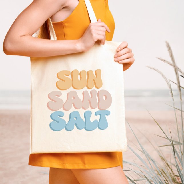 Sun Sand Salt - summer - beach Tote Bag (Creator Uploaded)