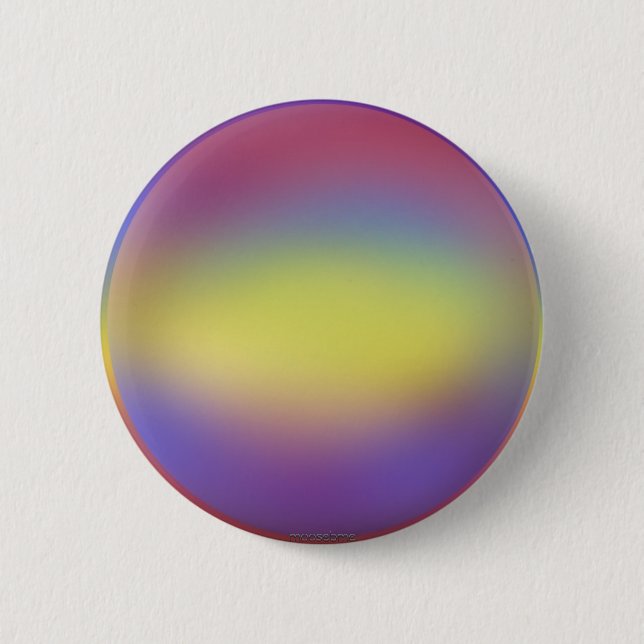 Sun Sapphire 2 Inch Round Button (Front)