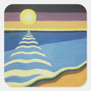 Sun Sea and Sand 2003 Square Sticker