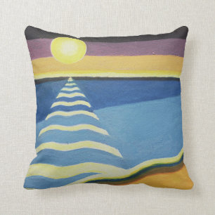 Sun Sea and Sand 2003 Throw Pillow