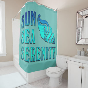 Sun Sea Serenity Tropical Seashell Beach Scene