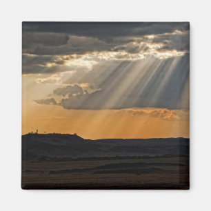 Sun setting on the Masai Mara. Magnet