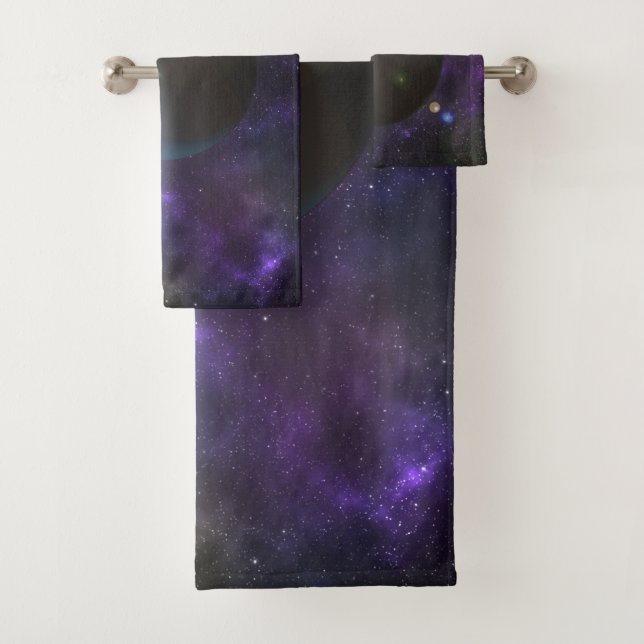 Sun shine and earth bath towel set (Insitu)