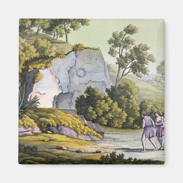 Sun shrine, Peru, from 'Le Costume Ancien et Moder Magnet (Front)