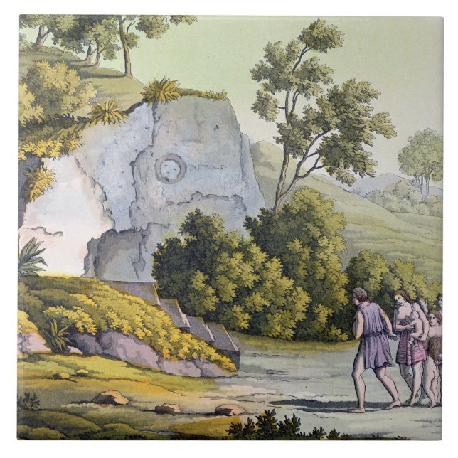 Sun shrine, Peru, from 'Le Costume Ancien et Moder Tile (Front)