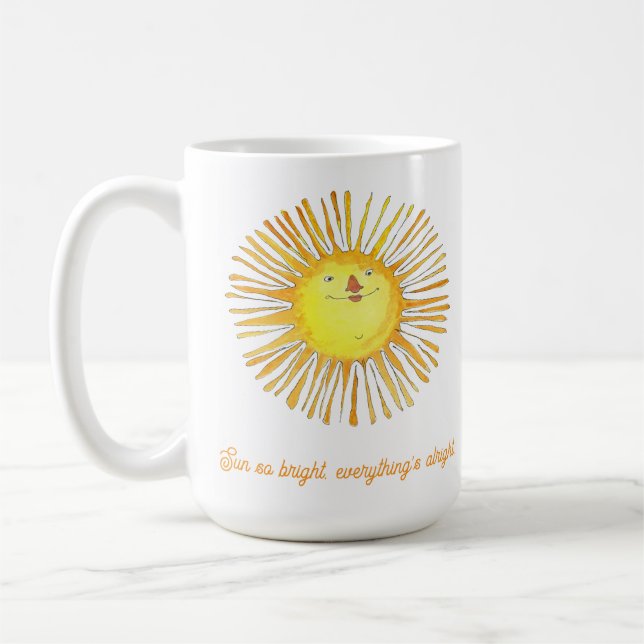 Sun so bright coffee mug (Left)