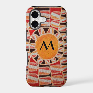 SUN SOLAR ENERGY MONOGRAM yellow orange red black