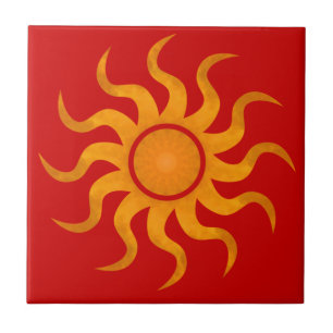 Sun Spicy Red Tile - Small