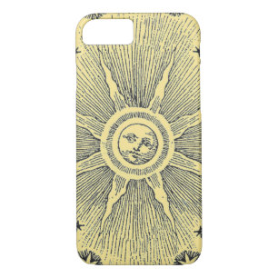 Sun Stars Antique Night Sky Medieval Zodiac iPhone 8/7 Case
