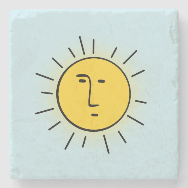 Sun Stone Coaster (Front)