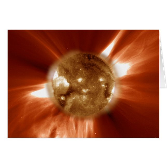Sun Storm Taken From The SOHO Orbiting Space Lab (Front Horizontal)