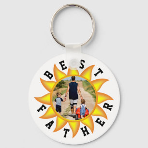Sun Summer BEST father day Keychain