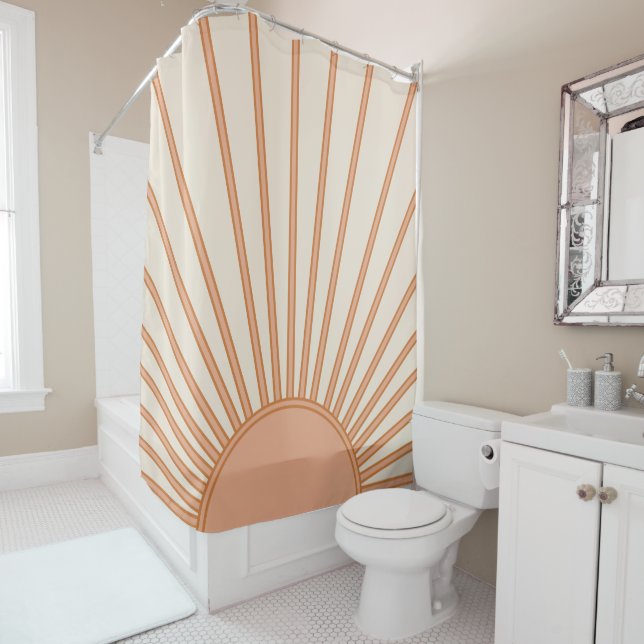 Sun Sunrise Earth Tones Terracotta Retro Sunshine (In Situ)