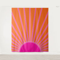 Sun Sunrise Orange And Hot Pink Preppy Sunshine