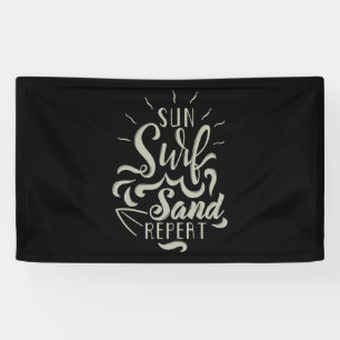 Sun Surf Sand Repeat Banner