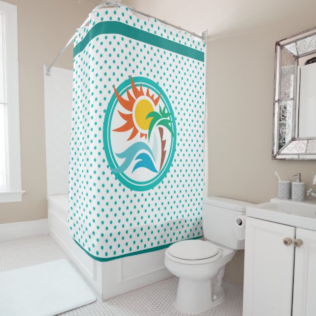 Sun & Surf, Striped Border (In Situ)