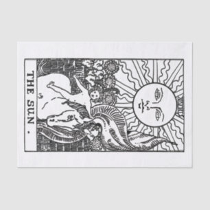 Sun Tarot Card Tissue Paper