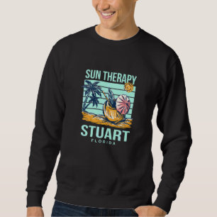 Sun Therapy Stuart Summer Florida Tropical Beach Sweatshirt