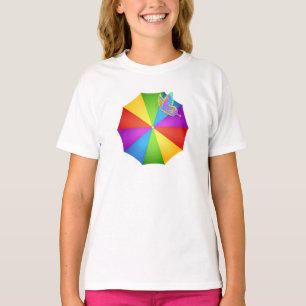 Sun Umbrellas and Butterfly T-Shirt