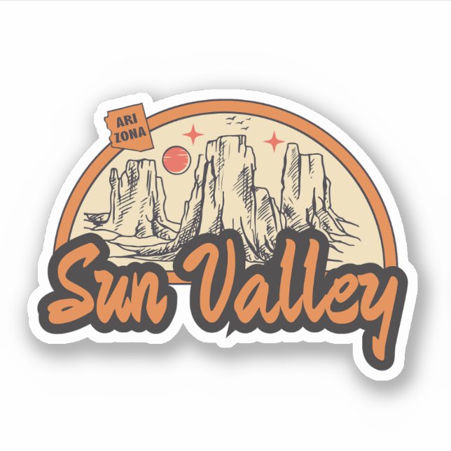 Sun Valley, Arizona  Sticker (Front)
