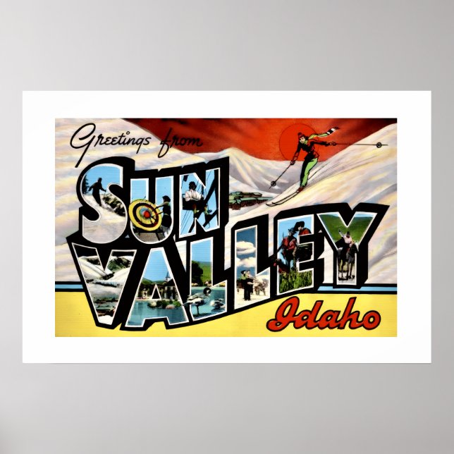 Sun Valley Idaho 20x30 Poster Print (Front)