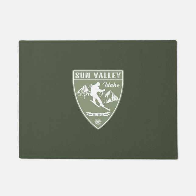 Sun Valley Idaho Doormat (Front)
