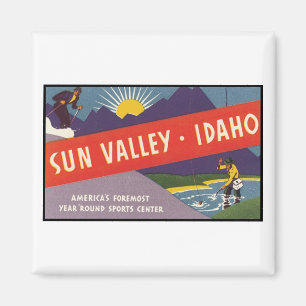 Sun Valley Idaho Magnet