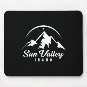 Sun Valley Idaho Ski Resort Skiing Snowboarding Mouse Pad