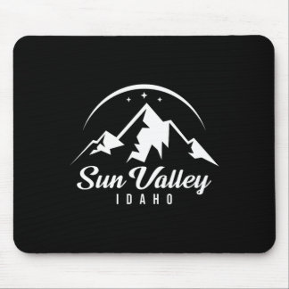 Sun Valley Idaho Ski Resort Skiing Snowboarding  Mouse Pad