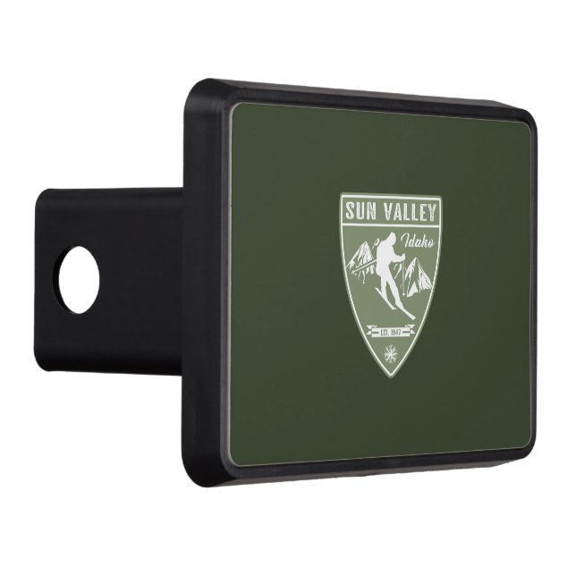 Sun Valley Idaho Trailer Hitch Cover (Right)