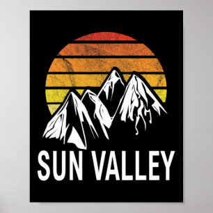 Sun Valley Idaho Usa Ski Resort Snowboarding 1  Poster