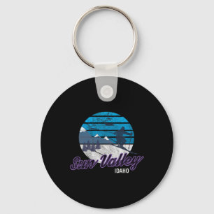 Sun Valley Idaho Usa Ski Resort Snowboarding  Keychain