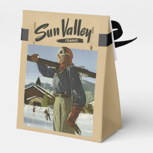 Sun Valley, Idaho Vintage Travel favor box