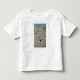 Sun Valley, IDMountain Scene, Ski Lifts in Toddler T-shirt