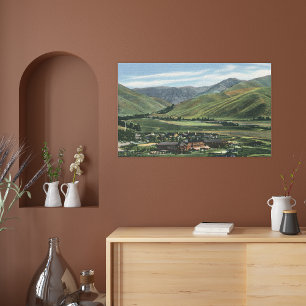 Sun Valley, IDSummer Scene of Sun Valley Lodge Canvas Print