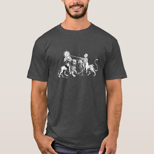 Sun vs. Moon Jousting Match T-Shirt (Front)