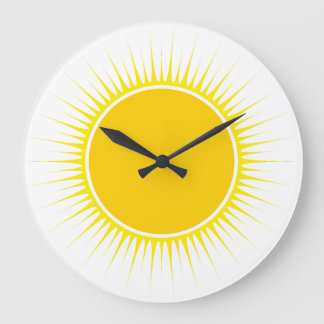 Sun watch large clock