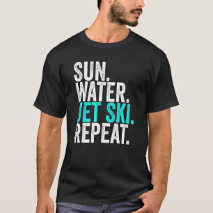 Sun Water Jet ski Repeat Vintage Jet Ski 1 T-Shirt