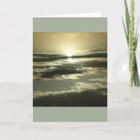 Sun Will Rise Again Inspirational Greeting Card