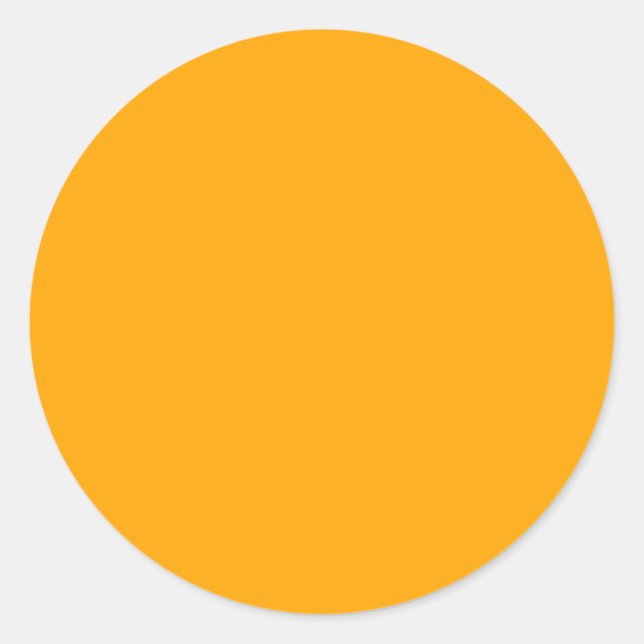 Sun Yellow Background You Can Customize Classic Round Sticker (Front)