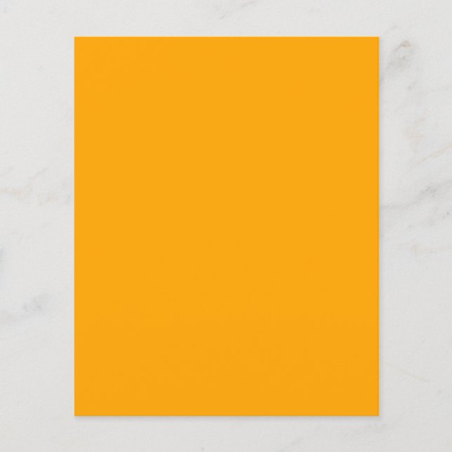 Sun Yellow Background You Can Customize Flyer (Front)